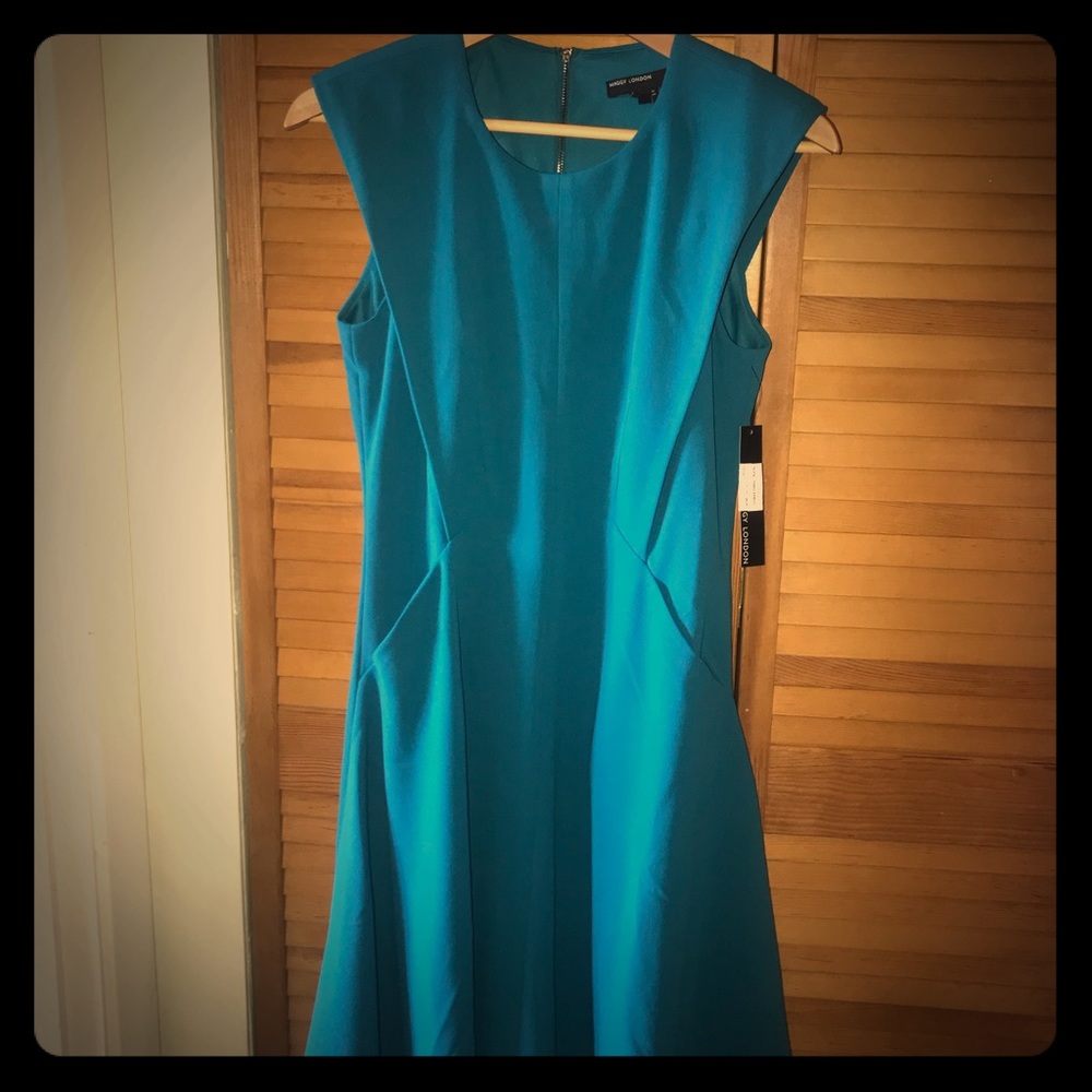 Unique fit and flare dress for the office